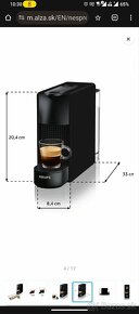 Kávovar NESPRESSO Krups Essenza – vyčistený a odvápnený - 2