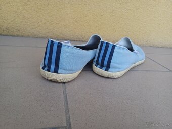 Adidas espadrilky obuv tenisky topanky svetlomodre ORIGINAL - 2