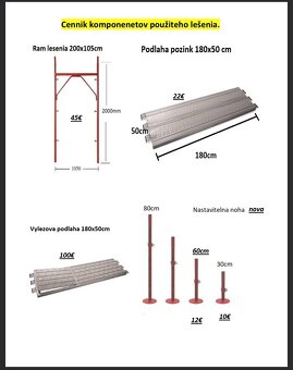 Fasadne lešenie široke - 2