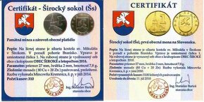 1 Širocký sokol ročník 2010 a 2014 s certifikátom. - 2