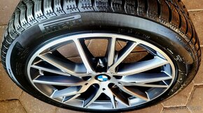 alu R17 5x112, senzory, zimné pneu 195/55, orig. BMW 1 - 2