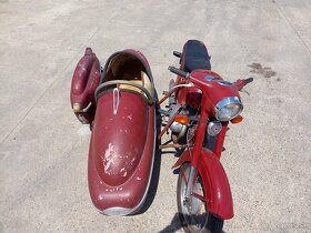 Jawa 350 s postrannym vozikom - 2