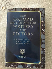 oxford dictionary for writers and editors - 2