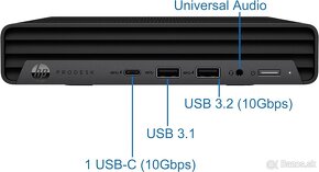 HP ProDesk 600 G6 mini PC + EXT DWDRW + monitor 23´´ - 2