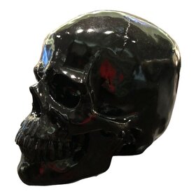 Skull-Black - Polystone - 2