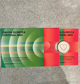 2€ Portugalsko 2024 - OH Paríž farebná proof - 2