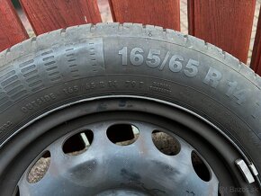 Predám disky s pneu 165/65/R14 4x100 ET35 - 2