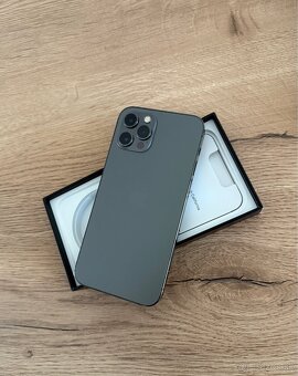 Iphone 12 Pro Graphite top stav + nerozbaleny obal - 2