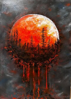 Bad Moon rising 50x70 cm - 2