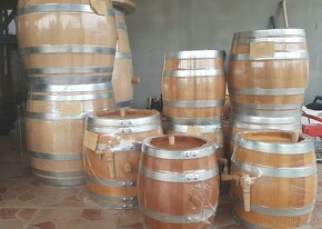 Nové sudy na víno a pálenku, dubové (aj barrique) a morušové - 2