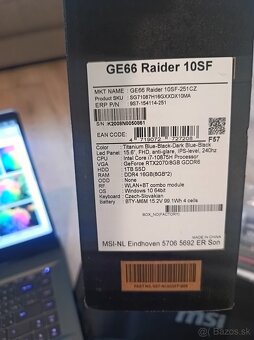 MSI GE66 Raider - 2