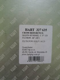 Vzduchový filter HART 327635 - 2