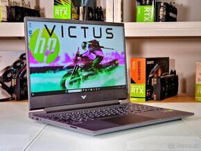 NOVÝ HERNý NOTEBOOK HP VICTUS | Ryzen 7535HS | RTX | DDR5 - 2