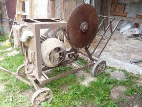 Cirkulár s košom 7,5 kw motor - 2