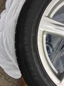 Zimné pneumatiky Nokian 275/45 R18 XL s ALU Porsche Panamera - 2