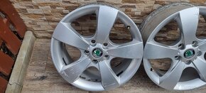 Predám originál Škoda Pegasus elektrony 5x112,7Jx17 ET 54 - 2