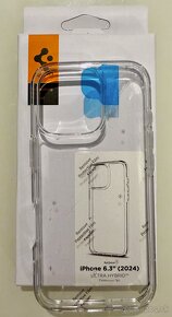 Spigen Ultra Hybrid Crystal Clear pre iPhone 16 PRO - 2