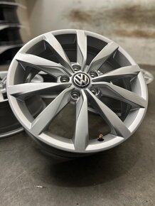 Nepoužité hliníkové disky 5x112 R17 VW Dijon - Golf VII - 2