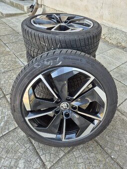 Predám origo.disky Škoda Comet 5x112 R18 a zimne pneu. - 2