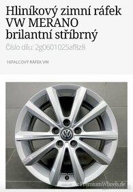 VW MERANO -briliant 16", 5x100, - 2