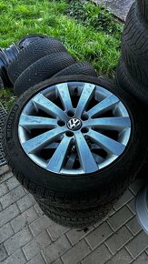 Predám Vw elektrony na Passat R-Line 17” + pneu 225/45 r17 - 2