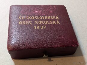 Sokolská medaila 1937 - 2