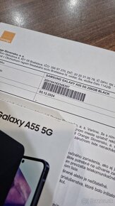 Samsung Galaxy A55 8/256GB zabalený ,záruka 2r - 2