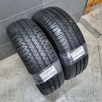 Dodávkové letné pneu 215/65 R16C MICHELIN DOT2820 - 2