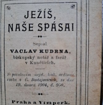 Starožitná modlitebná knižka 1904 - 2