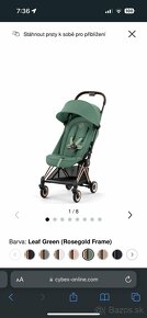 Cybex coya Green Leaf rosegold - 2