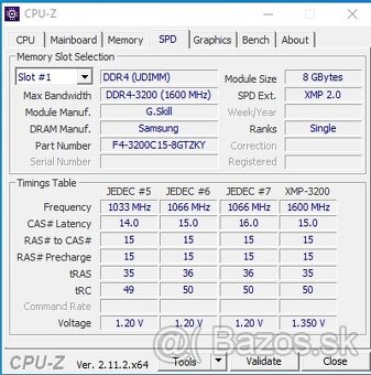 Predám pamate/ram gskill 3200CL15 3200CL14 - 2