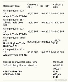 Predám nosič Thule na 3-4 bicykle - 2