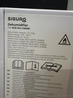 Siguro DH-C300 W Otter 12 L Odvlhčovač vzduchu - 2