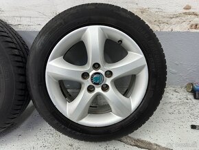 Original Škoda disky 5x100 r15 + nové pneu 195/55 r15 - 2