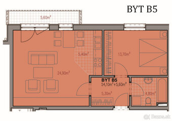 Pekný byt na prenájom s parkovacím miestom - 2