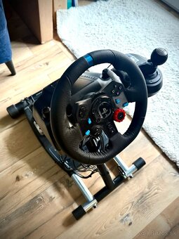 Logitech G29 Driving Force + Shifter + stand pre PS - 2