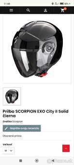 Prilba na moto scorpion - 2