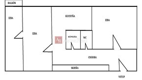 3izbový byt s balkónom, 66m2, Banská Bystrica - Fončorda, fo - 2