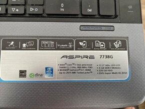 Predám Acer Aspire 7738G - 2