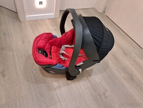 Predám autosedačku CYBEX Aton 5 Rebel Red (vajíčko) - 2