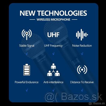 Digitálny mikrofón bezdrôtový + komplet : nový a zabalený - 2