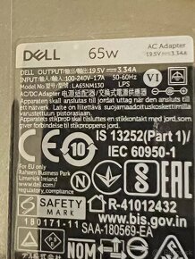 original Dell Apdapter, Dell nabíjačka 65W, 19,5 V 3,3 A - 2