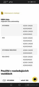 Predám spojkovú sadu novú na HYUNDAI TUSSON,KIA 2,0. - 2