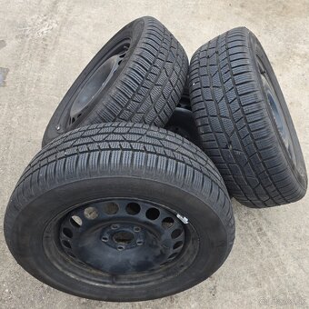 PLECHOVÉ DISKY 5x112 R16 S PNEU 215/60 R16 - 2