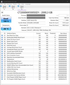 SSD Crucial MX500 2000 GB / 2 TB - 2