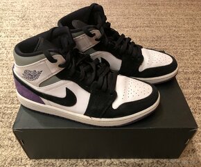 Predám NIKE AIR JORDAN 1 MID PURPLE - veľkosť 42,5 - 2