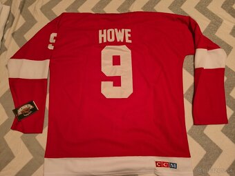 Novy Hokejovy dres Red Wings Gordie Howe 2XL - 2