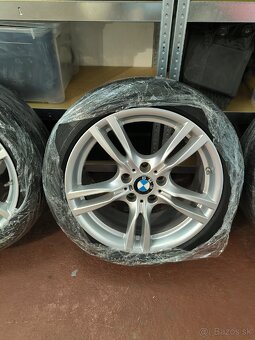 Original bmw 5x120 r18 72.6 continental pneu krasny stav - 2