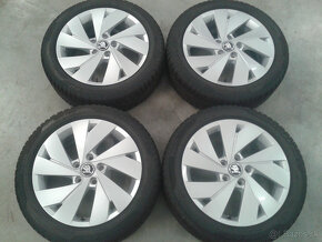 ALU disky 5x112 R17 6,5J ET46 ORIGINAL VW SKODA OCTAVIA - 2