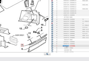 Predam novy kryt hrany kufra pre AR 166 - 2